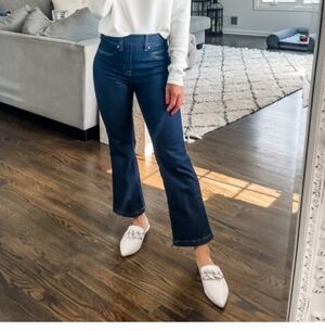 SPANX Women's Indigo Kick Flare Jeans